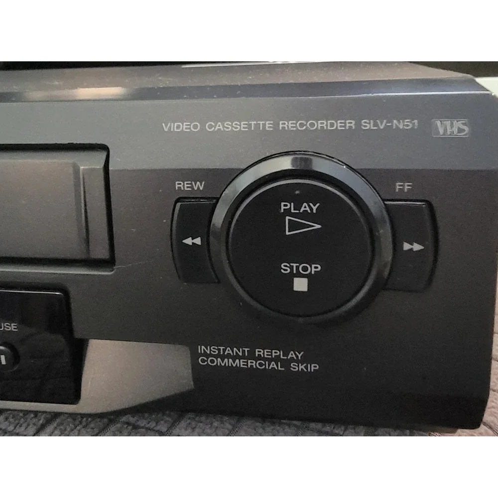 Sony SLV-N51 Hi-Fi Stereo VHS Video Cassette Recorder 19-Head VCR Tested & Works